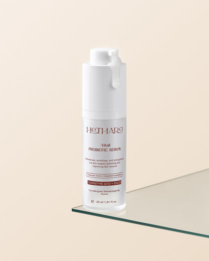Vital Probiotic Serum by Hethara — lightweight probiotic serum with three essential ceramides for sensitive skin | سيروم البروبيوتك بالسيراميدات للبشرة الحساسة