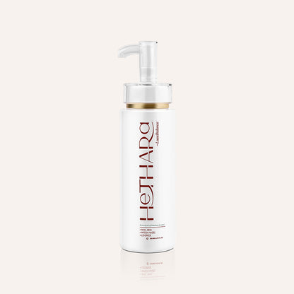 LuxeBalance Botanical Exfoliating Cleanser by Hethara — 3-in-1 creamy gel cleanser that foams gently | الغسول النباتي المقشر 3 في 1 من هيثارا